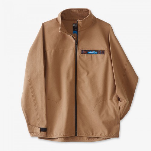 카부 풀 집 쏘로우 셔츠 Heritage Khaki