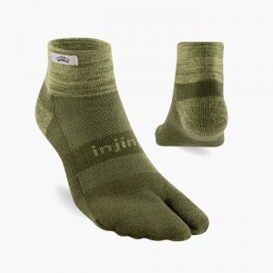베드락 퍼포먼스 스플릿 토 양말 Heathered Cactus
