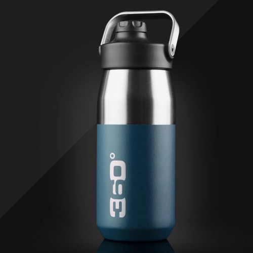 360디그리 와이드 마우스 시퍼 캡 550ml 데님 보온병 보냉병