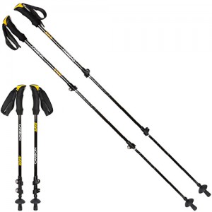 스맵 카본 퀵락 트레킹폴 /초경량 3단스틱/2개세트 (62~130cm)